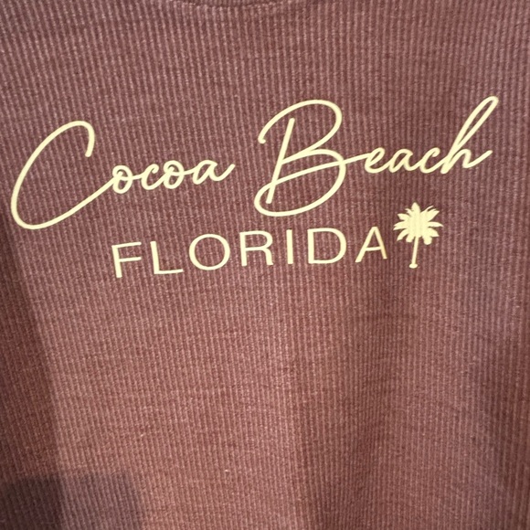 Cocoa Beach Women’s Small Crewneck Sweatshirt Long Sleeve - Picture 2 of 4